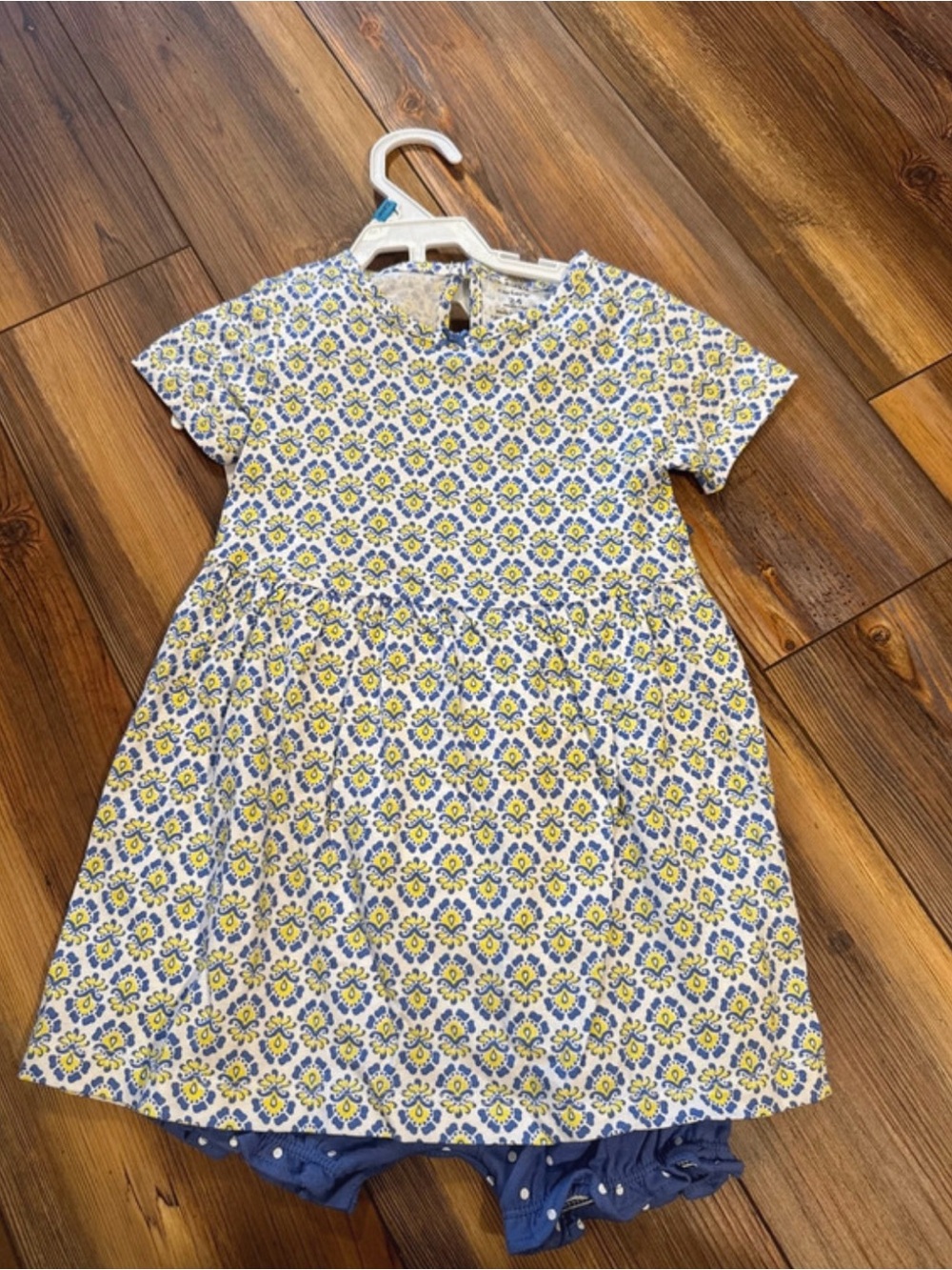 Size 24 month Carters dress and romper NWT